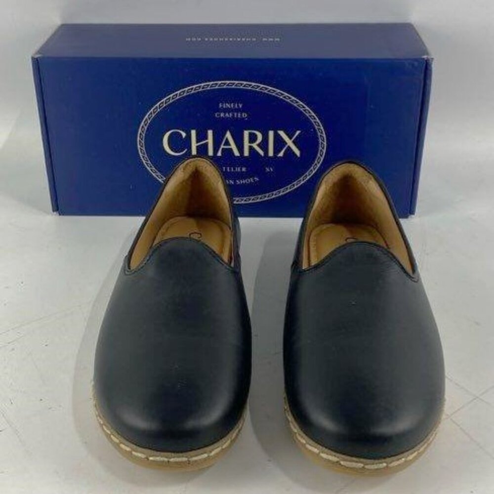 CHARIX Black Leather Shoes - Men's US 9.5 / EU 43